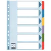 Regiszter, laminált karton, A4, 6 részes, ESSELTE Mylar (E100168)