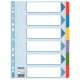 Regiszter, laminált karton, A4, 6 részes, ESSELTE Mylar (E100168)