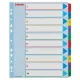 Regiszter, laminált karton, A4 Maxi, 1-10, újraírható, ESSELTE (E100208)
