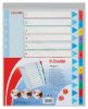 Regiszter, laminált karton, A4 Maxi, 1-12, újraírható, ESSELTE (E100209)