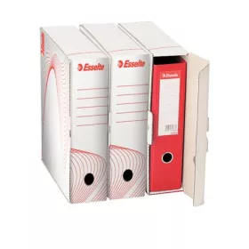   Archiválódoboz, karton, iratrendezőnek, ESSELTE Standard, fehér (E10024)