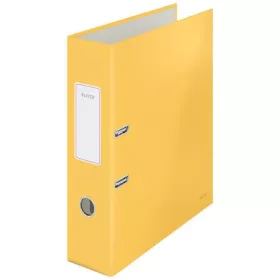   Iratrendező, 80 mm, A4, karton, 180°, LEITZ Cosy Soft Touch, melegsárga (E10610019)