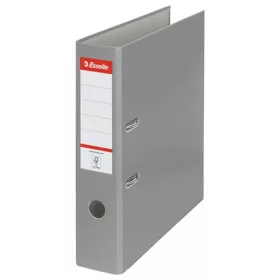   Iratrendező, 75 mm, A4, PP/karton, élvédő sínnel, ESSELTE Economy, szürke (E11272)