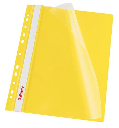 Gyorsfűző, lefűzhető, PP, A4, ESSELTE, VIVIDA, sárga (E13584)