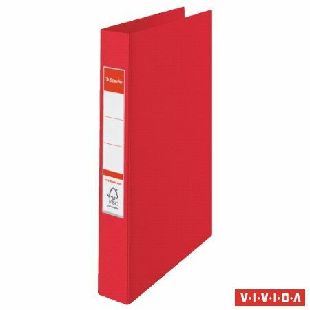 Gyűrűs könyv, 2 gyűrű, 42 mm, A4, PP, ESSELTE Standard, Vivida piros (E14451)