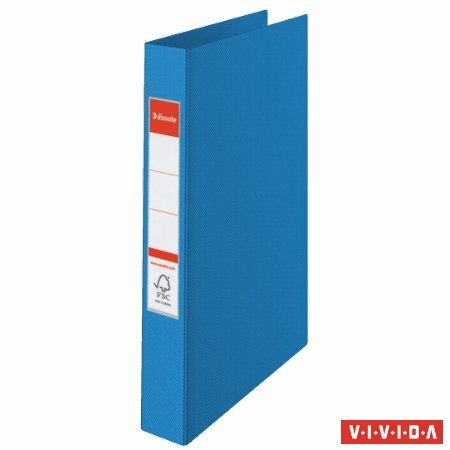 Gyűrűs könyv, 4 gyűrű, 42 mm, A4, PP, ESSELTE Standard, Vivida kék (E14460)