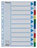Regiszter, műanyag, A4, 10 részes, ESSELTE (E15261)