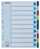 Regiszter, műanyag, A4 Maxi, 10 részes, ESSELTE (E15267)