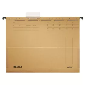   Függőmappa, oldalvédelemmel, karton, A4, LEITZ Alpha, natúr (E19160000)