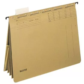   Függőmappa, gyorsfűzős, karton, A4, LEITZ Alpha kombi, natúr (E19830000)
