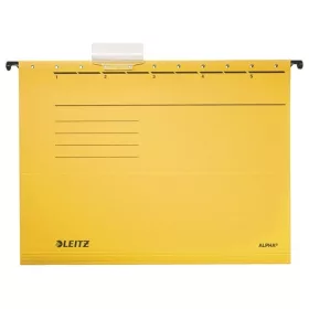   Függőmappa, karton, A4, LEITZ Alpha Standard, sárga (E19850015)