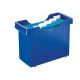 Függőmappa tároló, műanyag, 5 db függőmappával, LEITZ Plus, kék (E19930035)