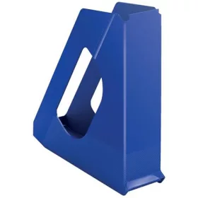 Iratpapucs, műanyag, 68 mm, ESSELTE Europost, kék (E21439)