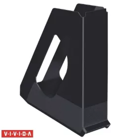   Iratpapucs, műanyag, 68 mm, ESSELTE Europost, Vivida fekete (E21440)