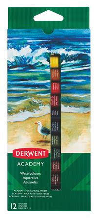 Tempera készlet, 12 darabos, 12 ml, DERWENT Academy (E2302404)
