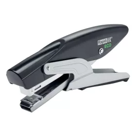   Tűzőgép, kézi, újrahasznosított, 24/6, 26/6, 20 lap, RAPID Eco, fekete (E24812500)