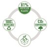 Tűzőgép, kézi, újrahasznosított, 24/6, 26/6, 20 lap, RAPID Eco, fekete (E24812500)