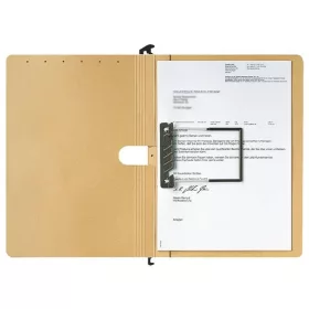   Függőmappa, karton, A4, LEITZ Alpha Duo, natúr (E29890000)