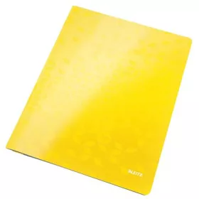   Gyorsfűző, laminált karton, A4, LEITZ Wow, sárga (E30010016)
