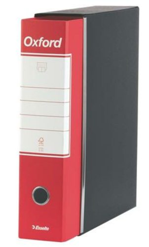 Tokos iratrendező, 80 mm, A4, karton, ESSELTE Oxford, piros (E390783160)