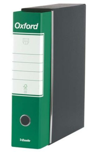 Tokos iratrendező, 80 mm, A4, karton, ESSELTE Oxford, zöld (E390783180)