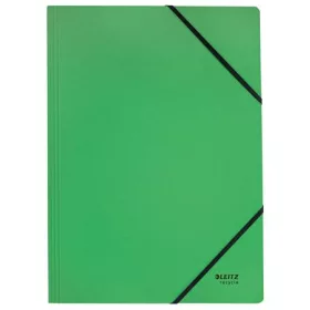 Gumis mappa, karton, A4, LEITZ Recycle, zöld (E39080055)