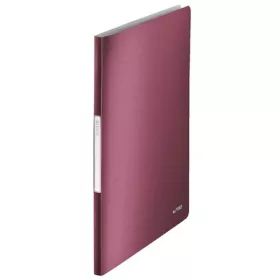   Bemutatómappa, 20 zsebes, A4, LEITZ Style, gránátvörös (E39580028)
