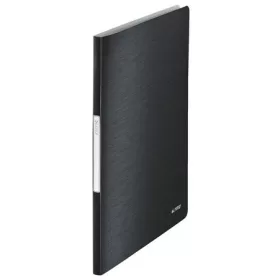   Bemutatómappa, 40 zsebes, A4, LEITZ Style, szaténfekete (E39590094)