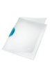 Gyorsfűző, klipes, PP, A4, LEITZ ColorClip Magic, világoskék (E41740030)