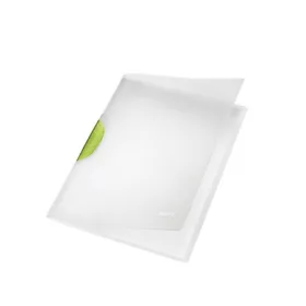   Gyorsfűző, klipes, PP, A4, LEITZ ColorClip Magic, zöld (E41740059)