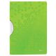 Gyorsfűző, klipes, PP, A4, LEITZ Wow ColorClip, zöld (E41850054)