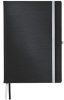 Jegyzetfüzet, A4, vonalas, 80 lap, keményfedeles, LEITZ Style, szaténfekete (E44750094)