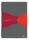 Spirálfüzet, A4, vonalas, 90 lap, PP borító, LEITZ Office, szürke-piros (E44960025)