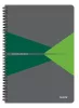 Spirálfüzet, A4, vonalas, 90 lap, PP borító, LEITZ Office, szürke-zöld (E44960055)