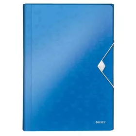   Harmonikamappa, A4, PP, 6 rekeszes, LEITZ Wow, kék (E45890036)