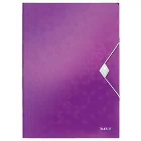 Gumis mappa, PP, A4, LEITZ Wow, lila (E45990062)