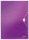 Gumis mappa, PP, A4, LEITZ Wow, lila (E45990062)