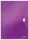 Gumis mappa, PP, A4, LEITZ Wow, lila (E45990062)