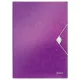 Gumis mappa, PP, A4, LEITZ Wow, lila (E45990062)