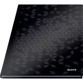   Beíró, A4, kockás, 80 lap, keményfedeles, LEITZ Wow, fekete (E46261095)