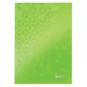   Beíró, A5, kockás, 80 lap, keményfedeles, LEITZ Wow, zöld (E46281054)