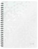 Spirálfüzet, A4, kockás, 80 lap, LEITZ Wow, fehér (E46380001)