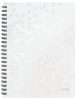 Spirálfüzet, A4, kockás, 80 lap, LEITZ Wow, fehér (E46380001)