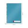 Genotherm, lefűzhető, A4 maxi, LEITZ Cosy Privacy, nyugodtkék (E46680061)