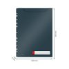 Genotherm, lefűzhető, A4 maxi, LEITZ Cosy Privacy, bársonyszürke (E46680089)