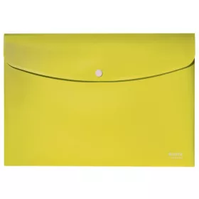   Irattartó tasak, A4, PP, patentos, LEITZ Recycle, sárga (E46780015)