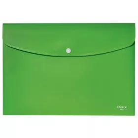   Irattartó tasak, A4, PP, patentos, LEITZ Recycle, zöld (E46780055)