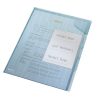 Rendszerező genotherm, lefűzhető, A4, 200 mikron, narancsos felület, LEITZ CombiFile, kék (E47290035)