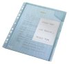 Rendszerező genotherm, lefűzhető, A4, 200 mikron, narancsos felület, LEITZ CombiFile, kék (E47290035)