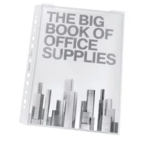   Genotherm, lefűzhető, A4, 180 mikron, víztiszta felület, 20 mm, LEITZ Jumbo (E47513003)